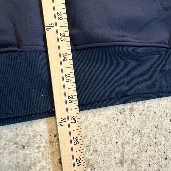 Bleecker & Mercer Men's 1/4 Zip Windbreaker Jacket Blue Size L - Picture 7 of 8